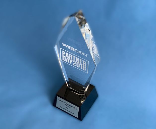 WEBCON Award für VSB