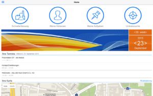 GEDYS IntraWare 8.7 goMobile Startseite