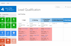 BPA CRM 2015 - Lead Tracking
