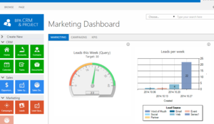 BPA CRM 2015 - Marketing Dashboard