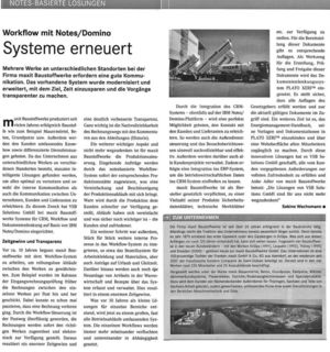 Anwenderbericht Midrange Magazin 01/2015