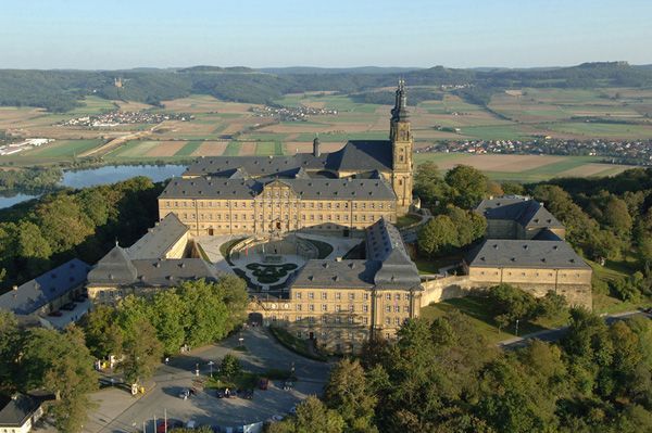 Kloster Banz aus der Luft