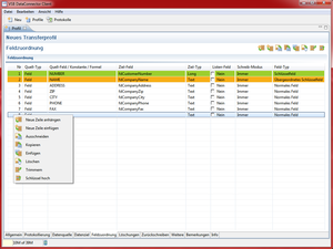 Feldmapping VSB DataConnector 5