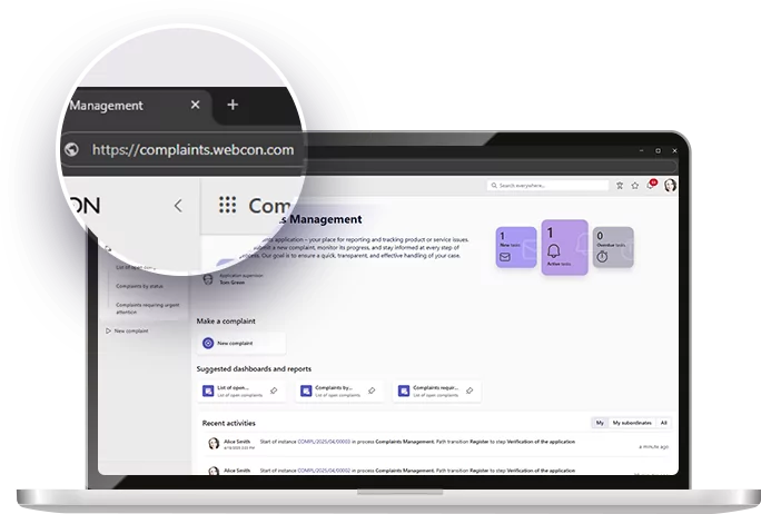 Application Hub in WEBCON BPS 2025 R2 (Bild: WEBCON)